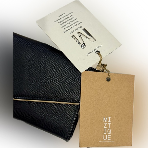 New with tags! Miztique “The Katherine”faux leather crossbody clutch! - Picture 13 of 16